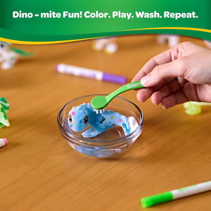 Luxor Crayola Scribble Scrubbie Dinosaur Color & Clean Activity Playset for Kids