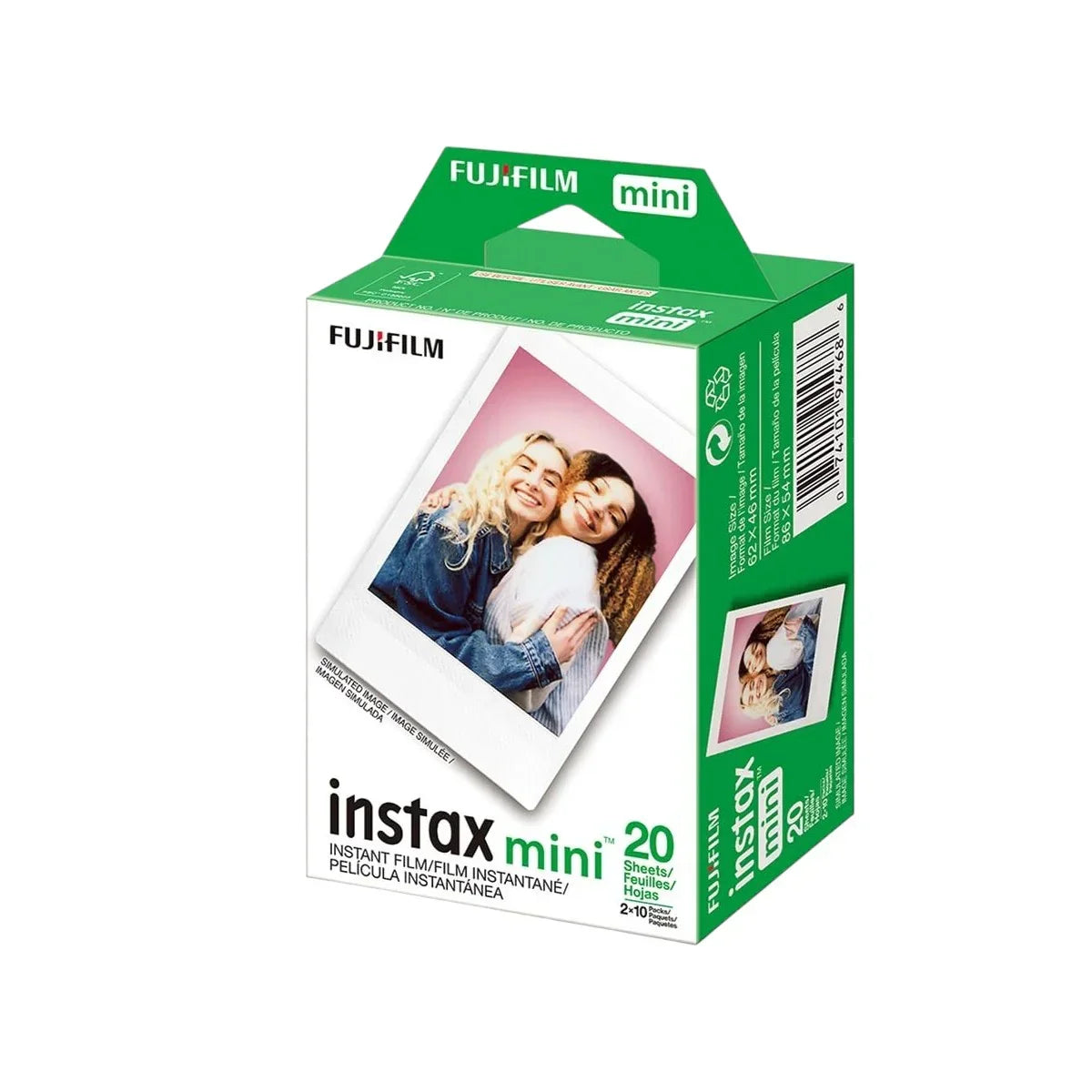 Fujifilm Instax Mini Films 20 Shots- for Instax Mini 8, Mini 9, Mini 11, Mini 12 , Mini Liplay, Mini Evo etc - Jaiman Toys
