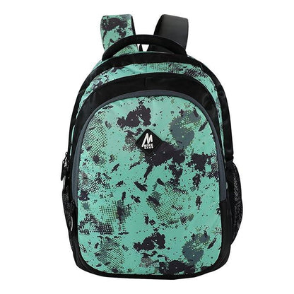 Mike School Bags Trio Backpack – 17L | Stylish & Spacious Sea Green Backpack - Jaiman Toys