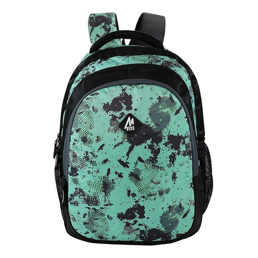 Mike School Bags Trio Backpack – 17L | Stylish & Spacious Sea Green Backpack - Jaiman Toys