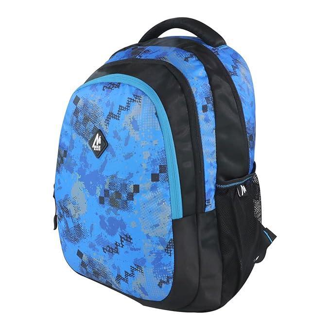 Mike School Bags Trio Backpack – 17L | Stylish & Spacious Blue Backpack - Jaiman Toys