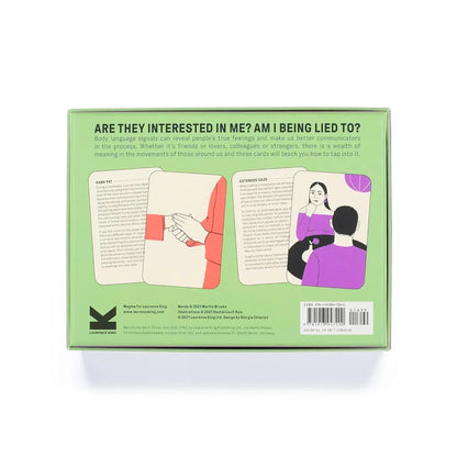 Body Language Decoder: 50 Cards to Understand Hidden Signals – Laurence King Magma - Jaiman Toys