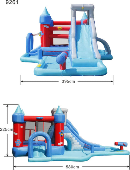 Happy Hop Splash Park Happy Air 9261 Bouncy Castle