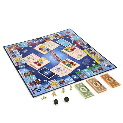 Monopoly Here & Now – World Edition (Hasbro Gaming) – Fast-Dealing Property Trading Game