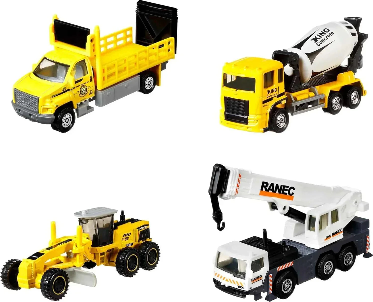 Mattel - Matchbox Real Working Rigs 4-Car Bundle - Jaiman Toys