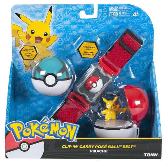 Action Set - Pokémon - Poké Ball Belt - PIKACHU TOMYT19205 - Jaiman Toys