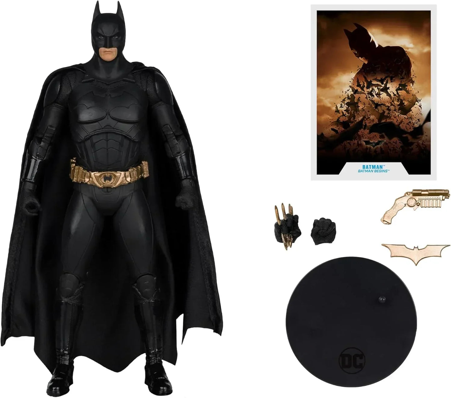 McFarlane Toys – DC Multiverse Batman Action Figure (Dark Knight Trilogy) – 7-Inch, 22 Moving Parts - Jaiman Toys