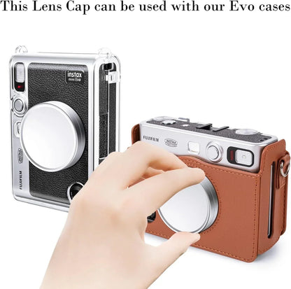 Fujifilm Instax Instant Camera Lens Cover for Instax Mini Evo Camera, Professional Digital Cmaera Lens Cover, Aluminium Alloy Durable Lightweight, Scratchproof, Protective Cover - Evo - Jaiman Toys