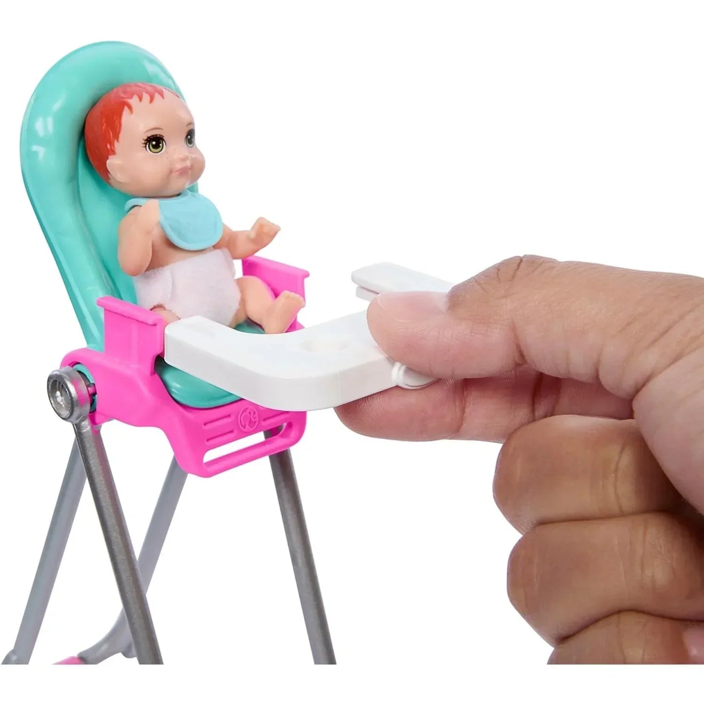 Barbie Skipper Doll & Playset with Accessories, Babysitting Set Themed to Mealtime, Color-Change Toy Play - Jaiman Toys