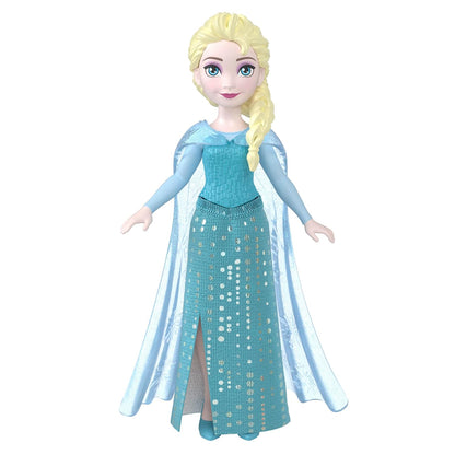 Disney Frozen Elsa Small Doll | Mattel Disney Frozen Collectible Fashion Doll with Removable Cape (4 inch)| Movie-Inspired Toy | Ages 3+