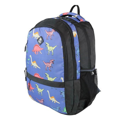 Mike Rage Dino School Bags – 18L | Fun & Durable Blue Backpack for Kids - Jaiman Toys