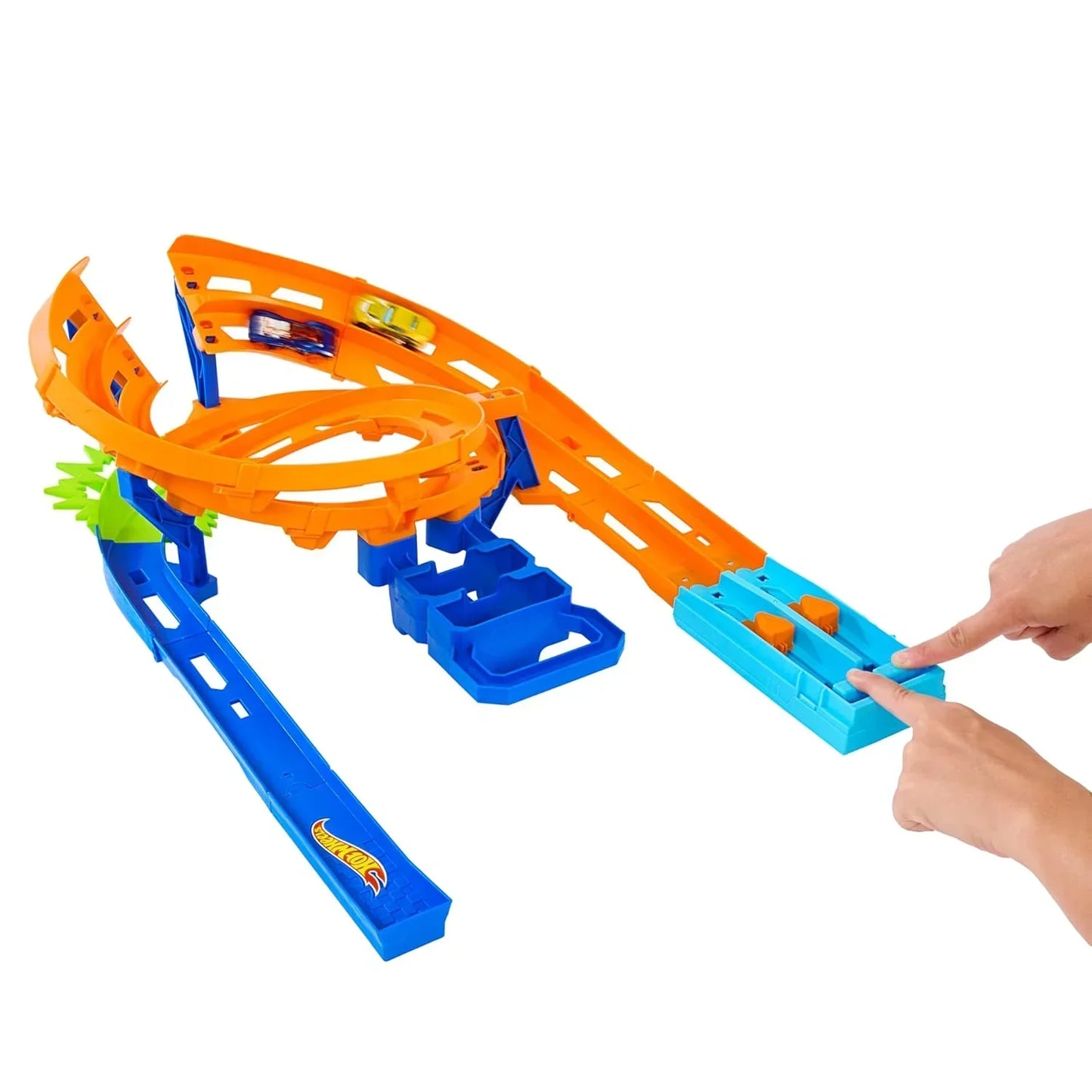 Hot Wheels Extreme Loop Circuit Set – 2 Cars, High-Speed Loops, Easy Storage! - Jaiman Toys