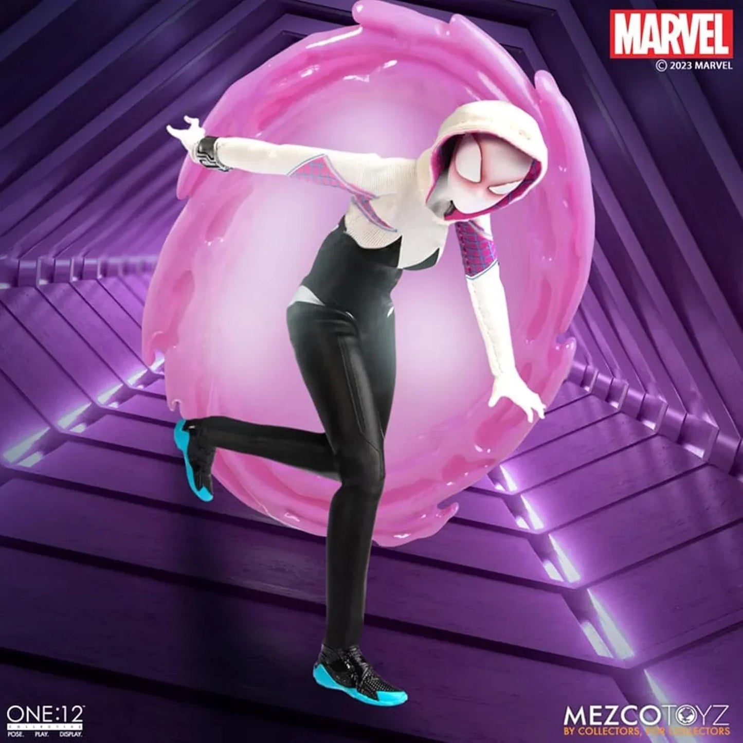 Marvel Legends Ghost-Spider Action Figure – 1/12 Scale (16 cm) Earth-65 Collectible - Jaiman Toys