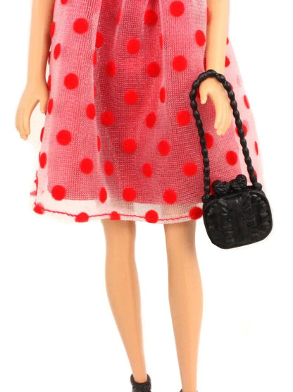 Barbie Dress Up Rose and Polka Dot Dress with Fashion Accessories - Jaiman Toys