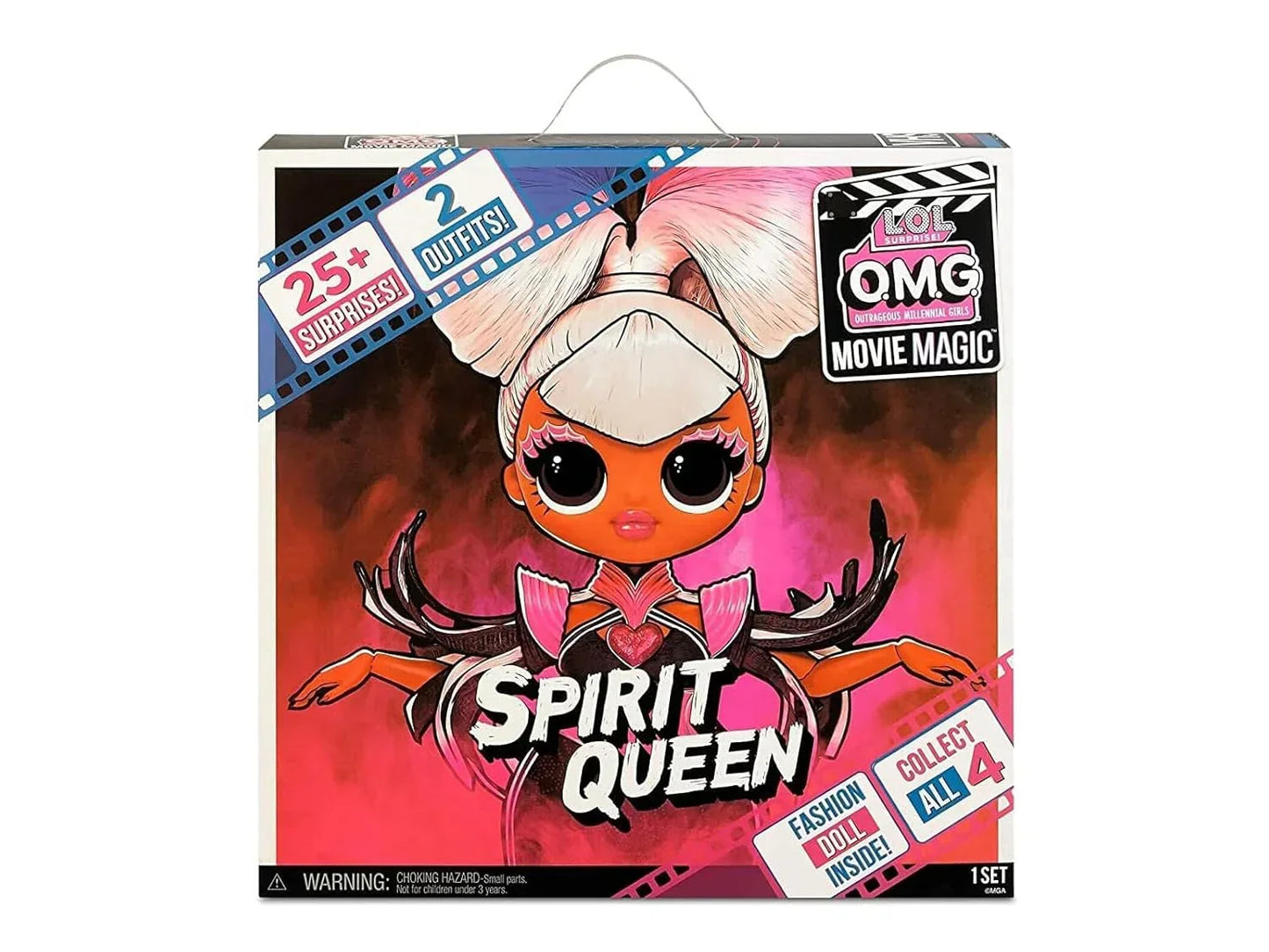 L.O.L. Surprise! OMG Movie Magic Spirit Queen Fashion Doll with 25 Surprises Including 2 Outfits, 3D Glasses, Accessories and Reusable Playsetââ‚¬â€œ Gift for Kids, Toys for Girls Boys Ages 4 5 6 7+ Years - Jaiman Toys
