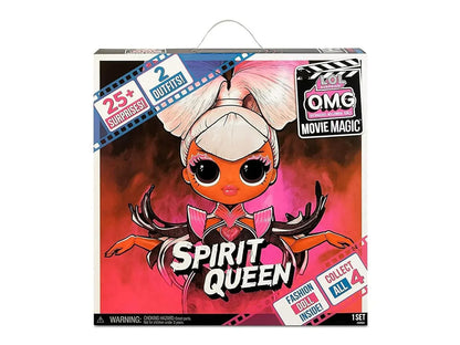 L.O.L. Surprise! OMG Movie Magic Spirit Queen Fashion Doll with 25 Surprises Including 2 Outfits, 3D Glasses, Accessories and Reusable Playsetââ‚¬â€œ Gift for Kids, Toys for Girls Boys Ages 4 5 6 7+ Years - Jaiman Toys