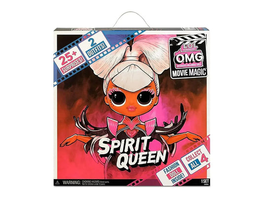 L.O.L. Surprise! OMG Movie Magic Spirit Queen Fashion Doll with 25 Surprises Including 2 Outfits, 3D Glasses, Accessories and Reusable Playsetââ‚¬â€œ Gift for Kids, Toys for Girls Boys Ages 4 5 6 7+ Years - Jaiman Toys