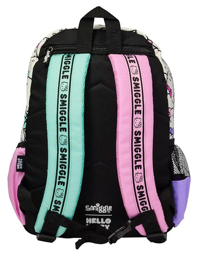 Smiggle Hello Kitty Kids Backpack | Cute Cartoon School Bag with Bow Design