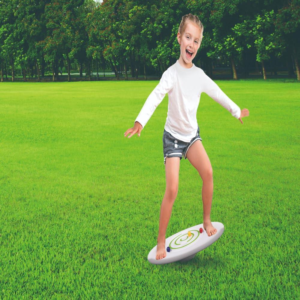 Innov8 Balance Board Sports Active Play Board with 3 Balls, Maze Navigation, for Home and Backyard - Jaiman Toys