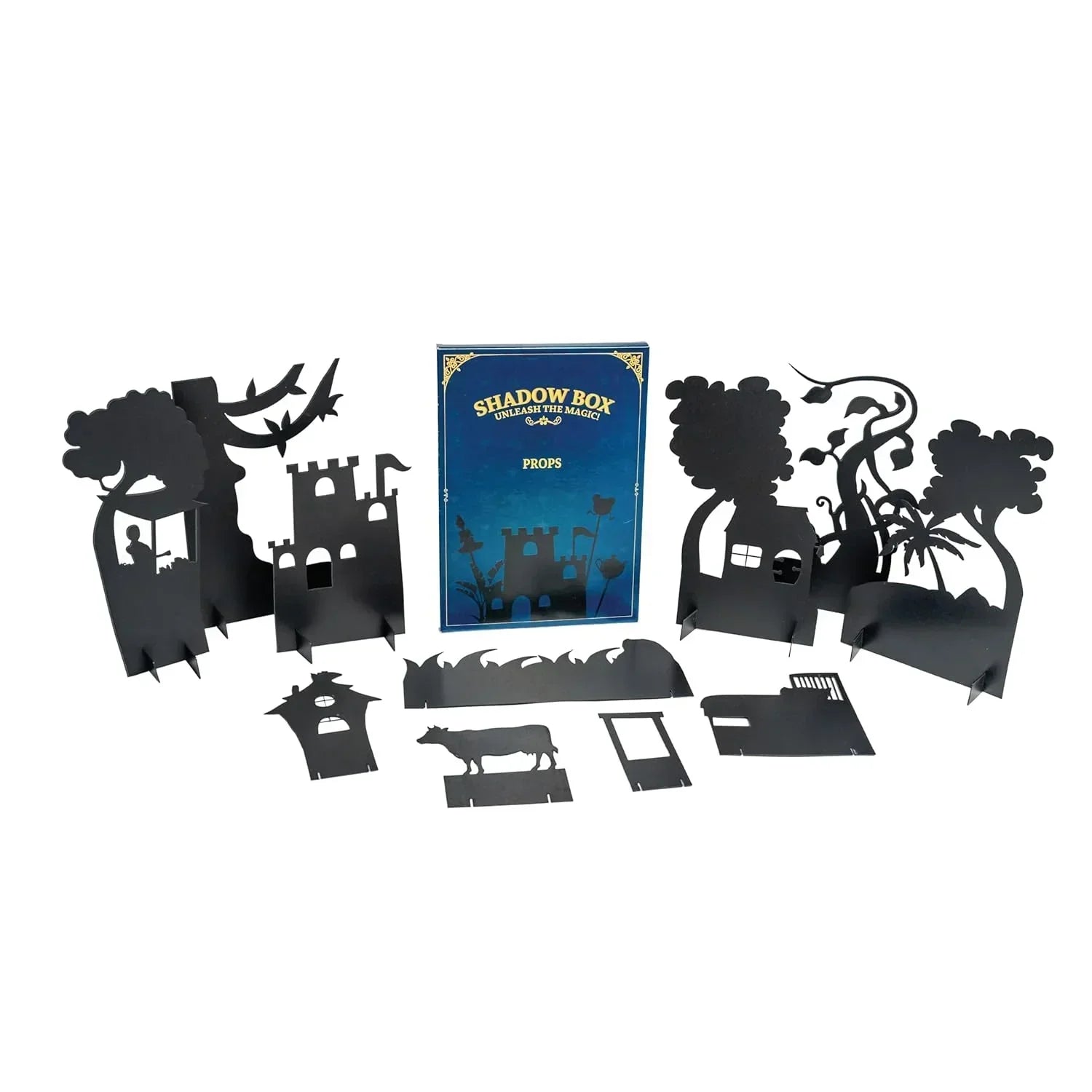 iO Tales Magical Shadow Puppetry Theater – 6 Fairy Tales, 30+ Puppets, Narration & Music (Ages 3–8) - Jaiman Toys
