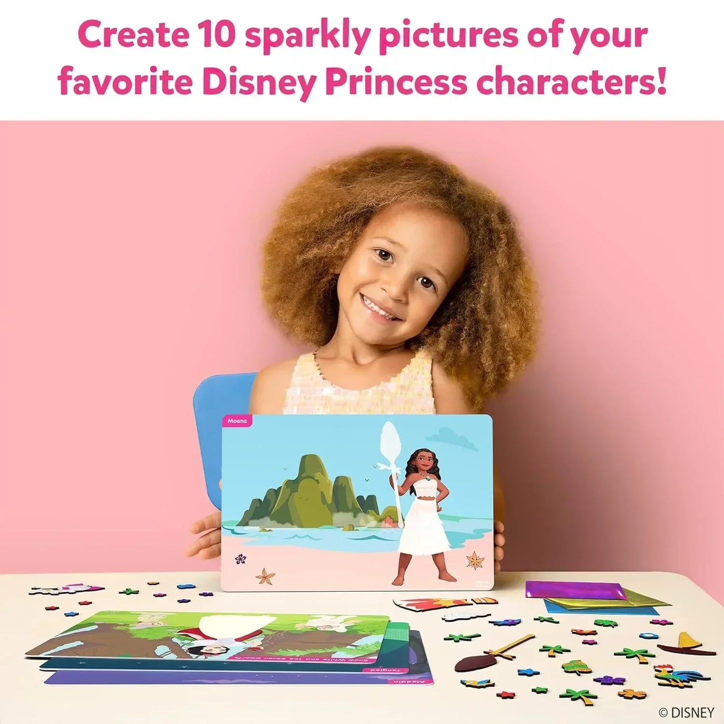 Skillmatics Paper Art & Craft Activity - Foil Fun Disney Princess, No Mess Art for Kids, Craft Kits & Supplies, DIY Creative Activity, Gifts for Girls & Boys Ages 4, 5, 6, 7, 8, 9, Multicolor - Jaiman Toys