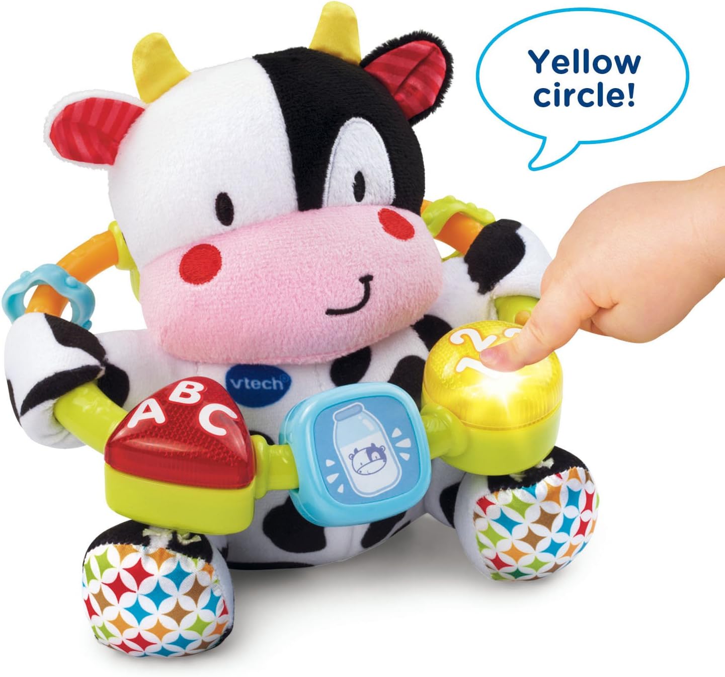VTech Baby Lil' Critters Moosical Beads | Interactive Musical Cow Toy with Lights, Sounds & Learning Activities