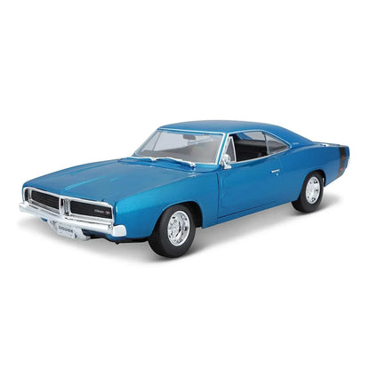 Diecast Car, Maisto 1969 Dodge Charger R/T Die-Cast Model 1:24 Scale Collectible - Jaiman Toys