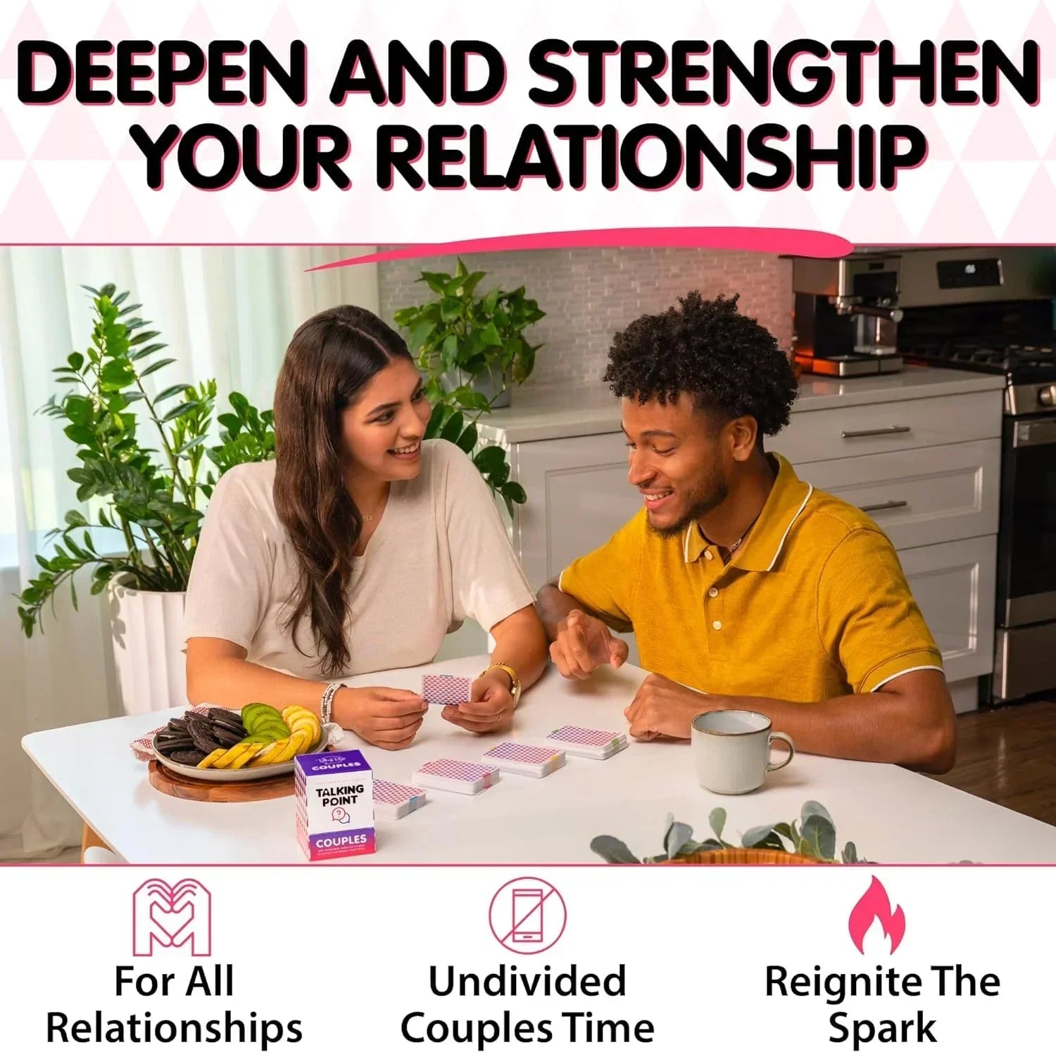 Talking Points: Couples edition - 200 conversation Starters - Age 18+ - Jaiman Toys