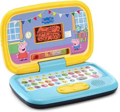 VTech Peppa Pig Play Smart Laptop | Interactive Educational Learning Laptop with Alphabet, Numbers, Games, Music & Peppa Pig Activities for Kids