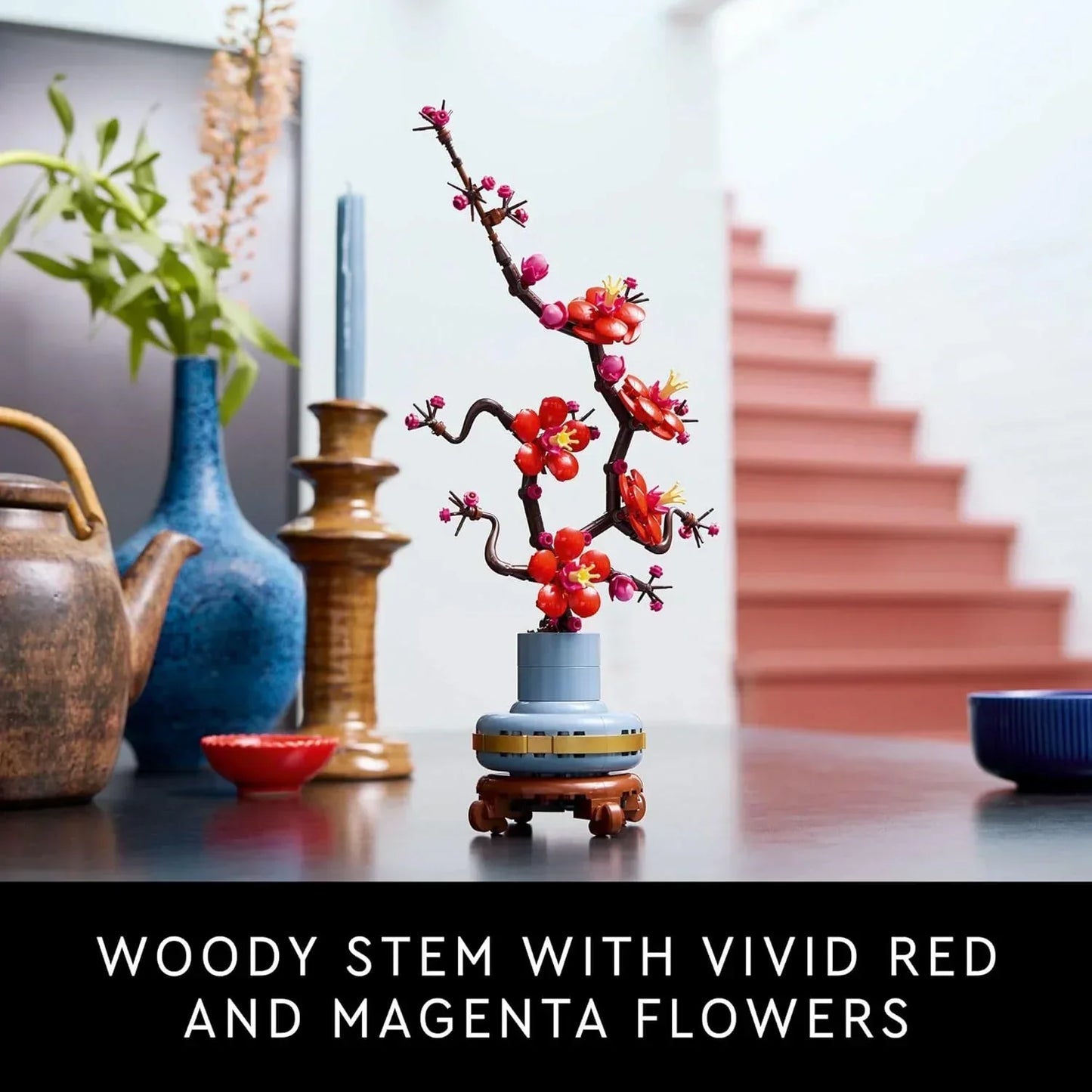 LEGO Icons Plum Blossom Flower Decor Display Set 10369 (327 Pieces)- Botanical Collection