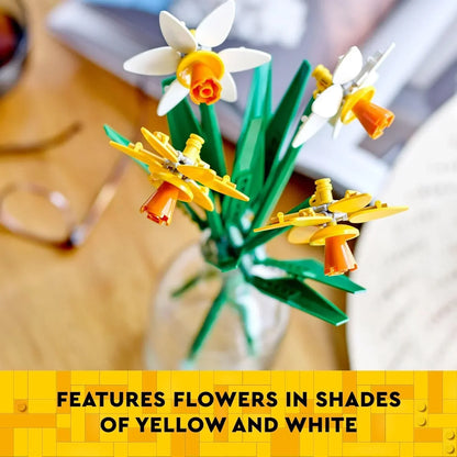 LEGO Daffodils Flowers (40747)  Create Your Floral Masterpiece- Age 8+