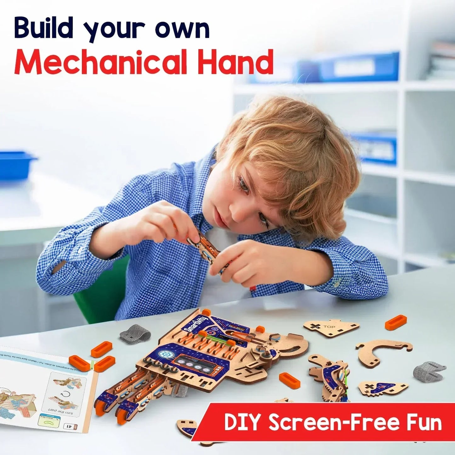 Smartivity Robotic Mechanical Hand Toy for Kids 8-14 | STEM Educational Science Toy | Parents’ Choice Award Winner | Birthday Gift for Boys & Girls - Jaiman Toys