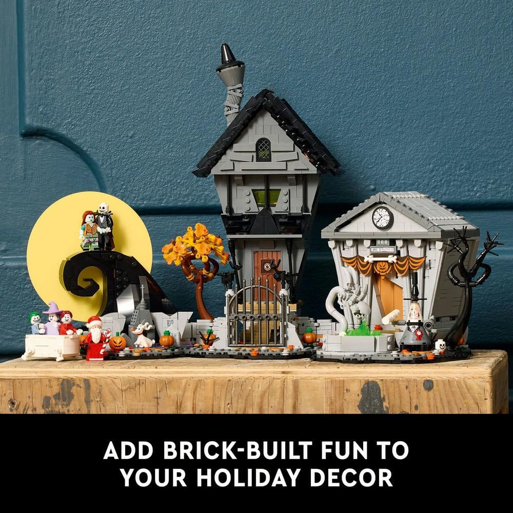 LEGO Ideas 21351 The Nightmare Before Christmas Diorama Kit (2193 Pieces)