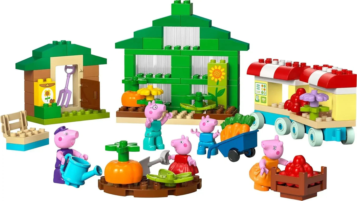 LEGO DUPLO 10461 Peppa Pig Grandpa Pig’s Garden and Greenhouse Building Set
