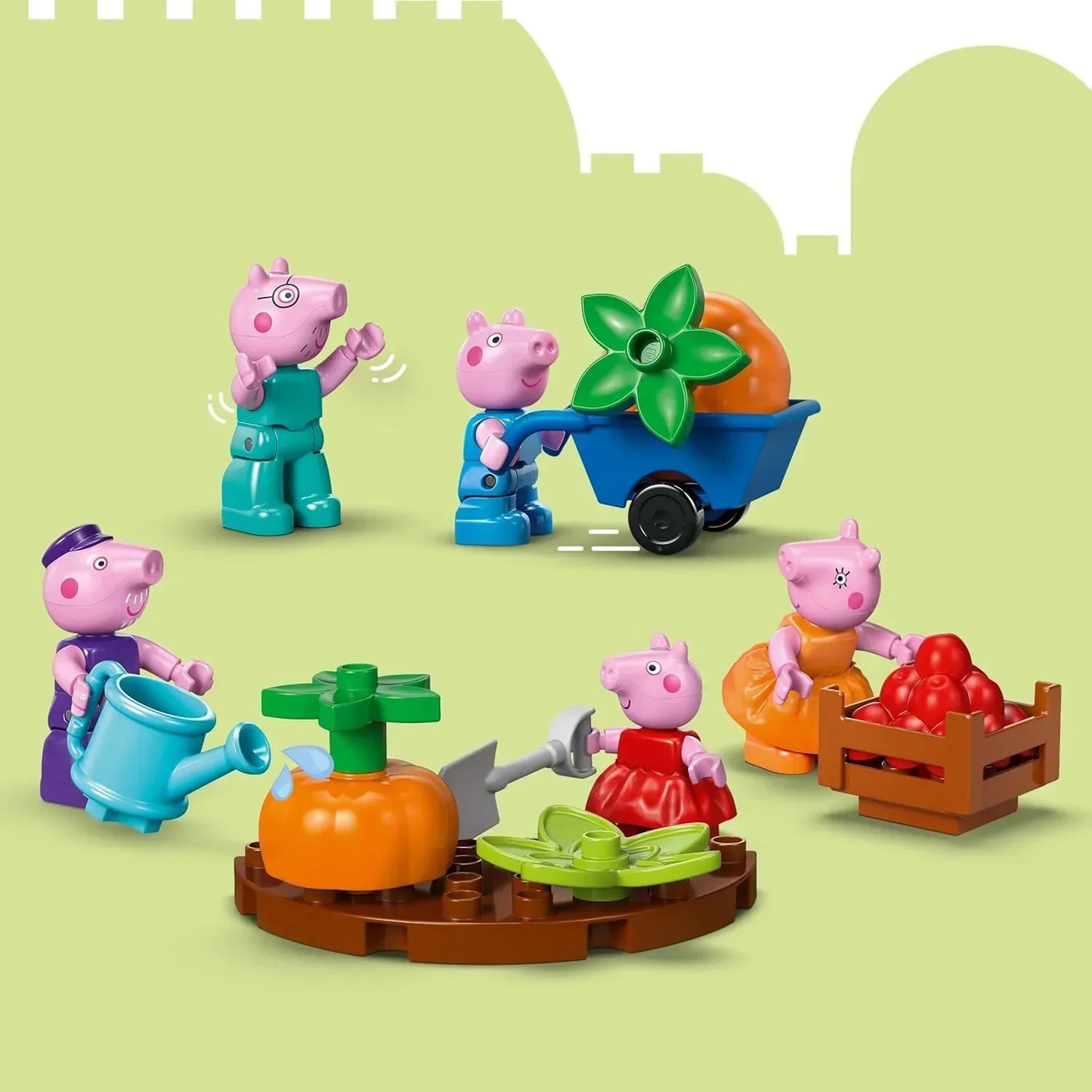 LEGO DUPLO 10461 Peppa Pig Grandpa Pig’s Garden and Greenhouse Building Set
