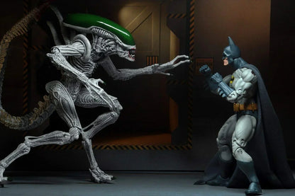 Batman vs Alien 7-Inch Action Figure 2-Pack | DC Comics × Aliens Crossover | Premium Collector Edition | Highly Detailed Display Figures