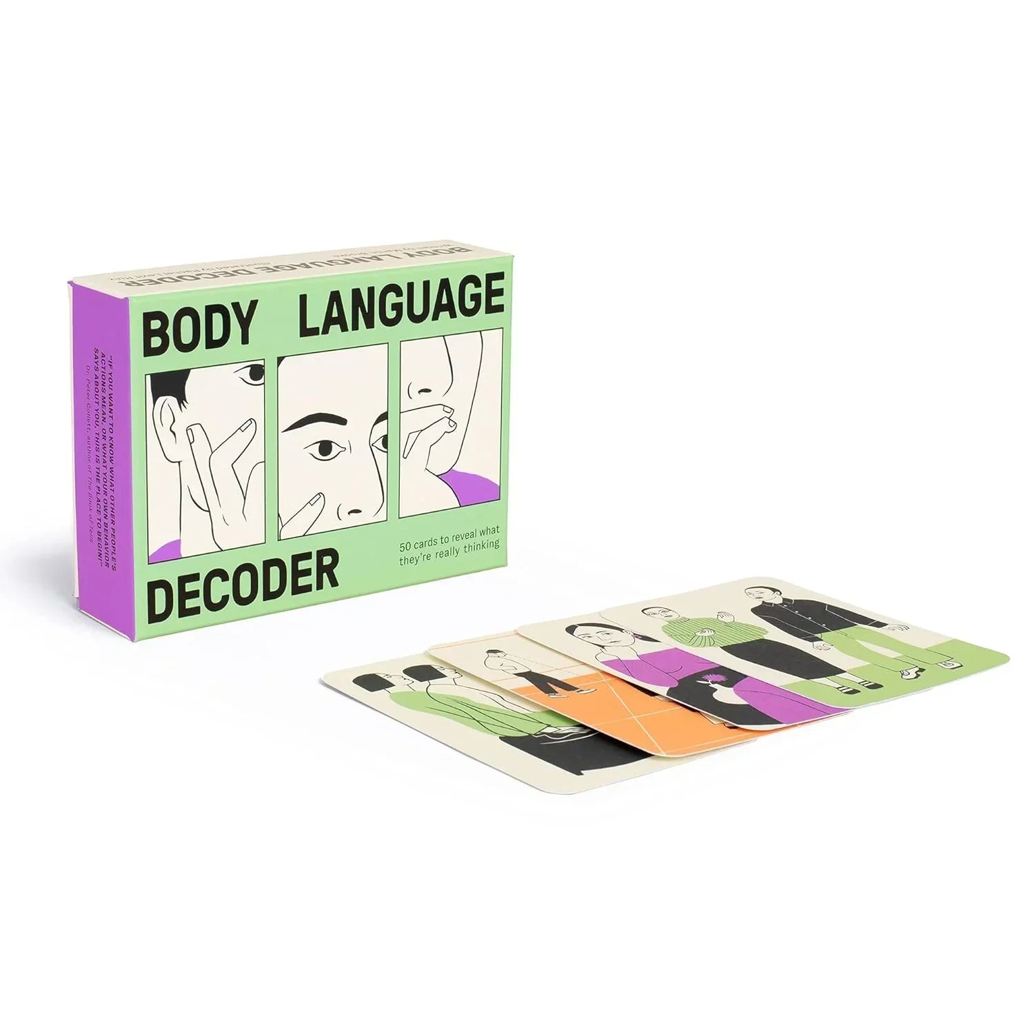Body Language Decoder: 50 Cards to Understand Hidden Signals – Laurence King Magma - Jaiman Toys