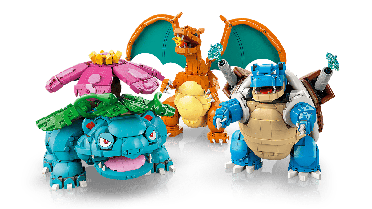 LEGO 72153 X Pokemon Venusaur, Charizard and Blastoise