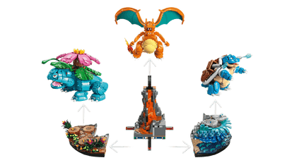 LEGO 72153 X Pokemon Venusaur, Charizard and Blastoise
