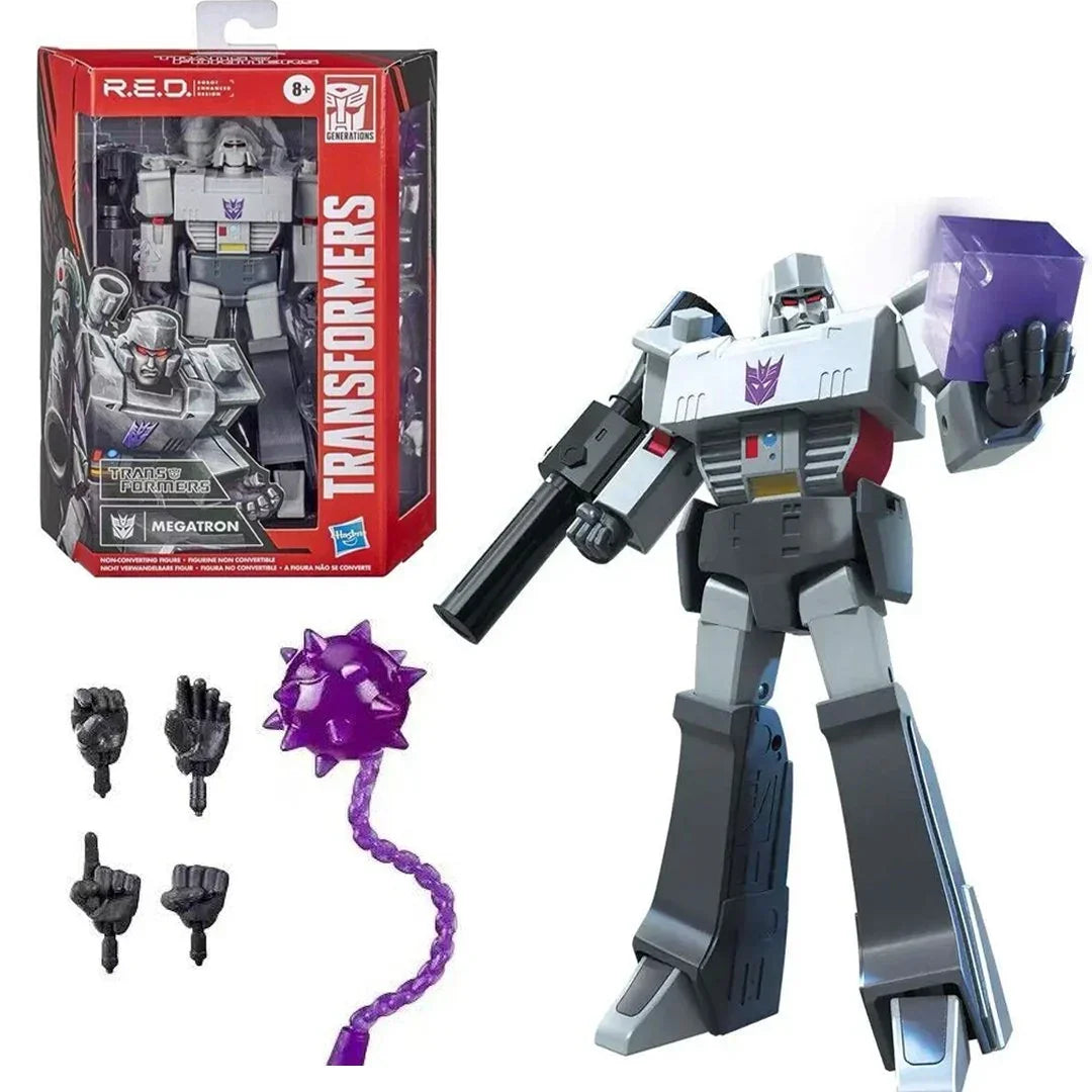 Transformers R.E.D. Megatron 6-inch Action Figure with G1-Inspired Accessories - Non-Converting Figure - Jaiman Toys