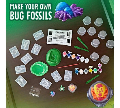 CRAYOLA! Critter Creator Metallic Bug Fossil - Jaiman Toys