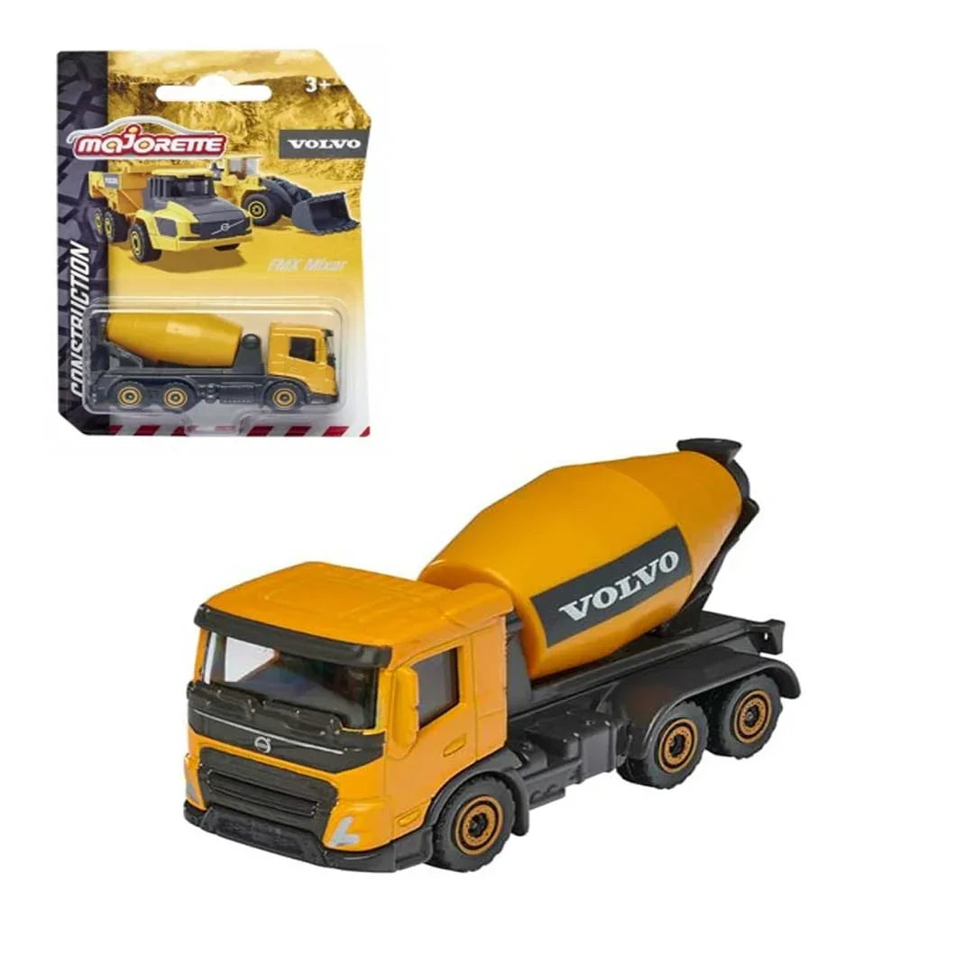 Majorette Volvo Construction Series – Single Pack Die-Cast Vehicle Playset - Jaiman Toys
