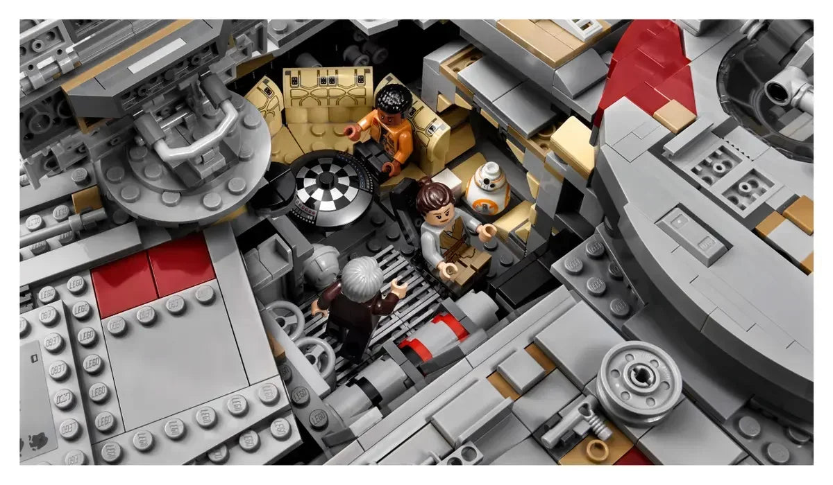 LEGO Star Wars Ultimate Millennium Falcon 75192 Expert Building Kit and Starship Model, Best Gift and Movie Collectible for Adults (7541 Pieces)