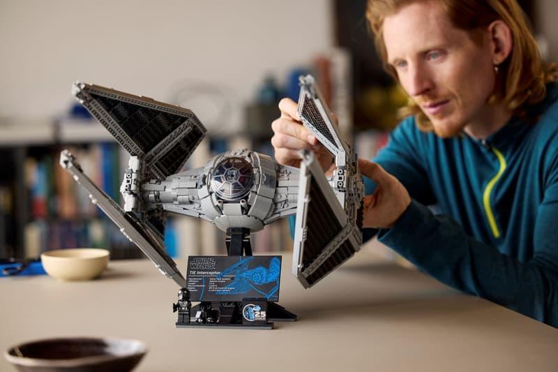 LEGO Star Wars 75382 TIE Interceptor Building Set  Collectible Starfighter Model (957 Pieces)