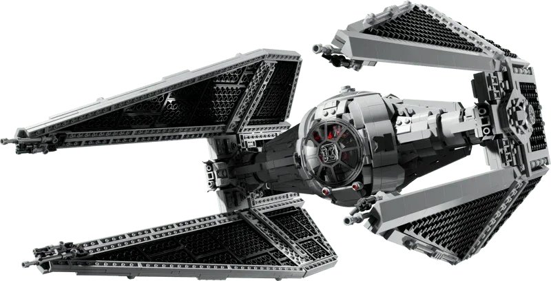 LEGO Star Wars 75382 TIE Interceptor Building Set  Collectible Starfighter Model (957 Pieces)