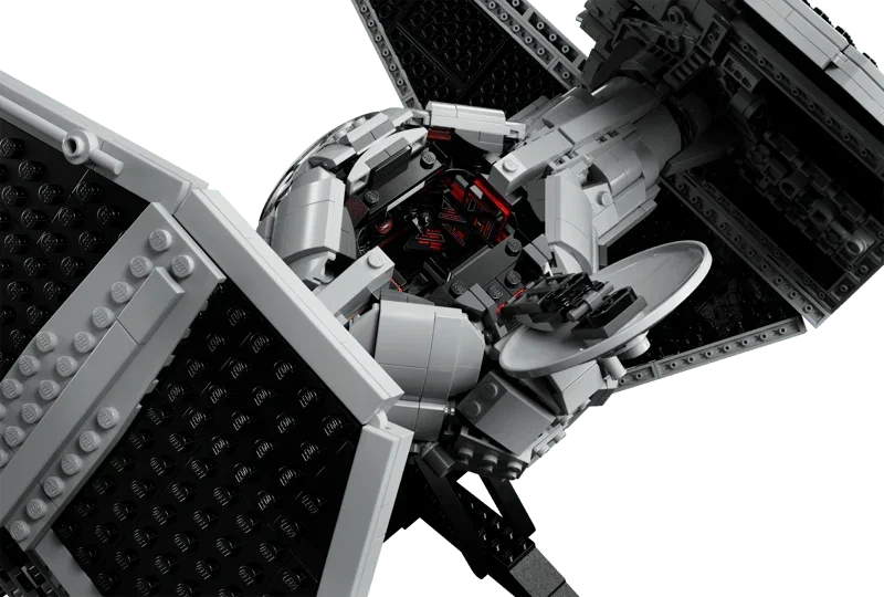 LEGO Star Wars 75382 TIE Interceptor Building Set  Collectible Starfighter Model (957 Pieces)