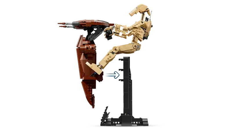 LEGO® Star Wars Battle Droid with STAP 75428 – 1088 Piece Collector Display Set - Jaiman Toys