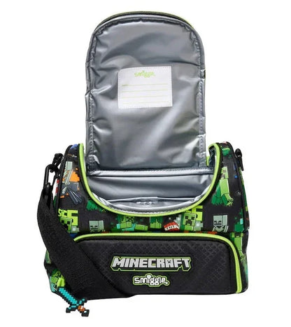 Smiggle Lunch Bag : Minecraft Double Decker 7 Inch For Kids - Jaiman Toys