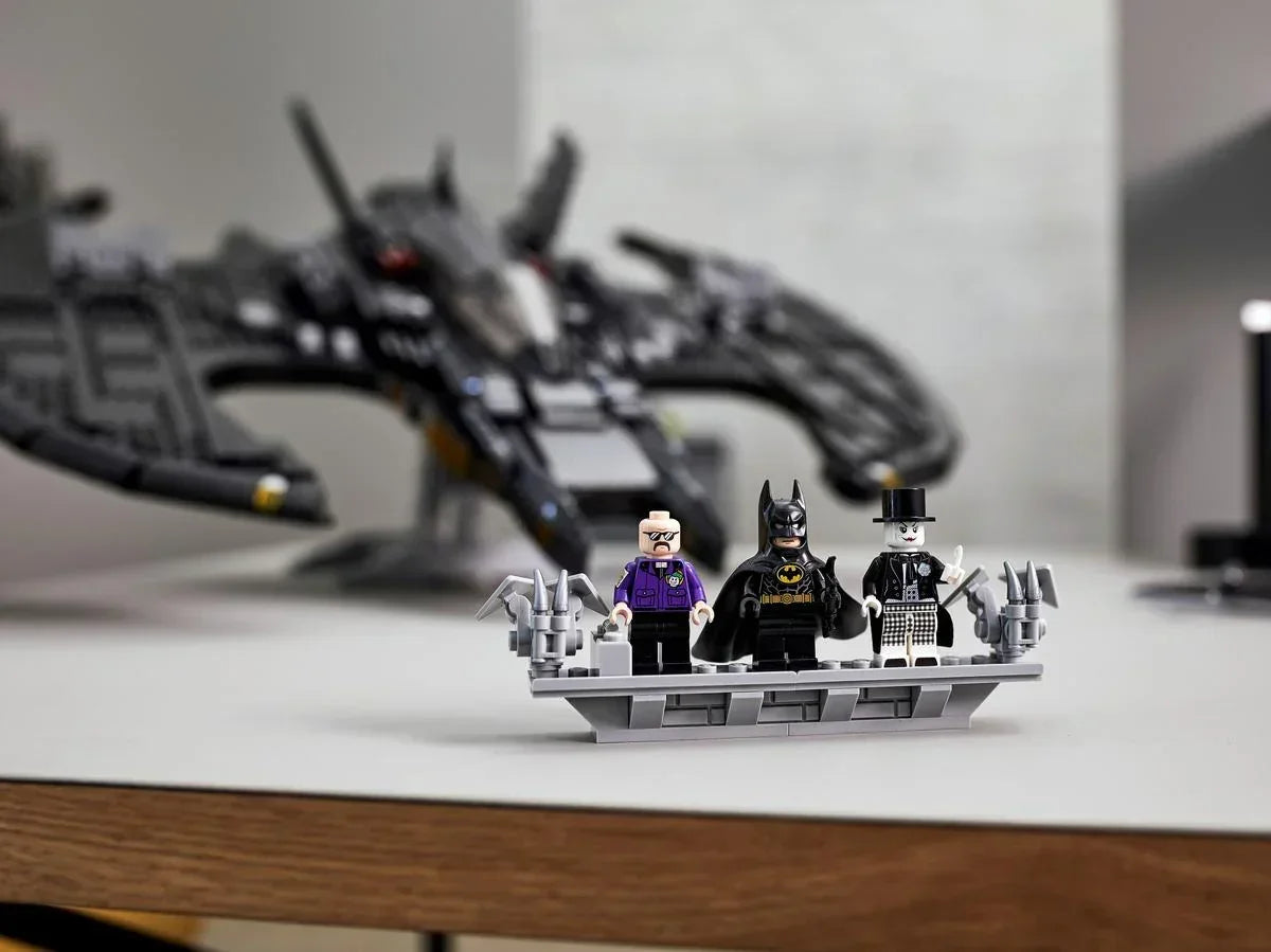 LEGO DC 76161 Batman 1989 Batwing – Buildable Superhero Display Kit