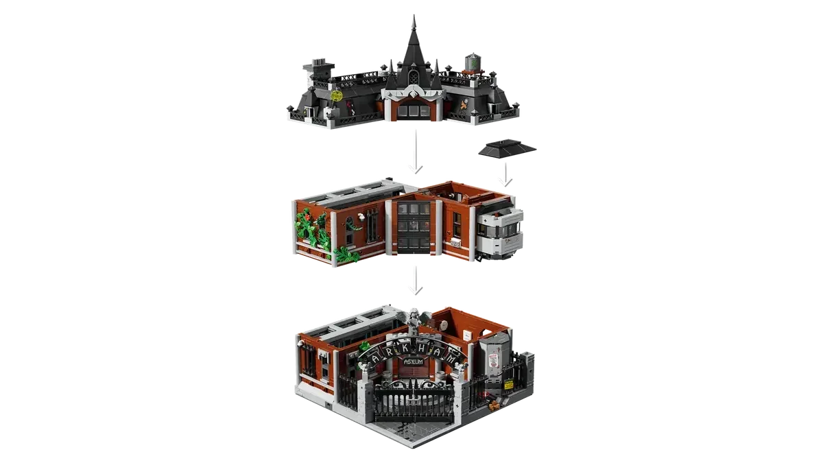 LEGO® DC Batman™ 76300 Arkham Asylum™ Collectors’ Building Set (2953 Pieces)